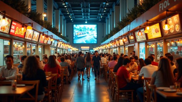 Le food court de Lille : une expérience culinaire inattendue