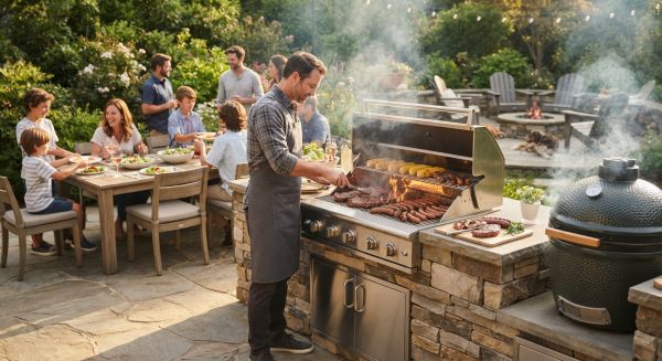 Top 5 barbecues extérieurs : le Weber E310 et ses atouts